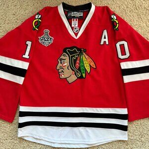 VTG Patrick Sharp NHL Chicago Blackhawks Reebok Jersey Size 50